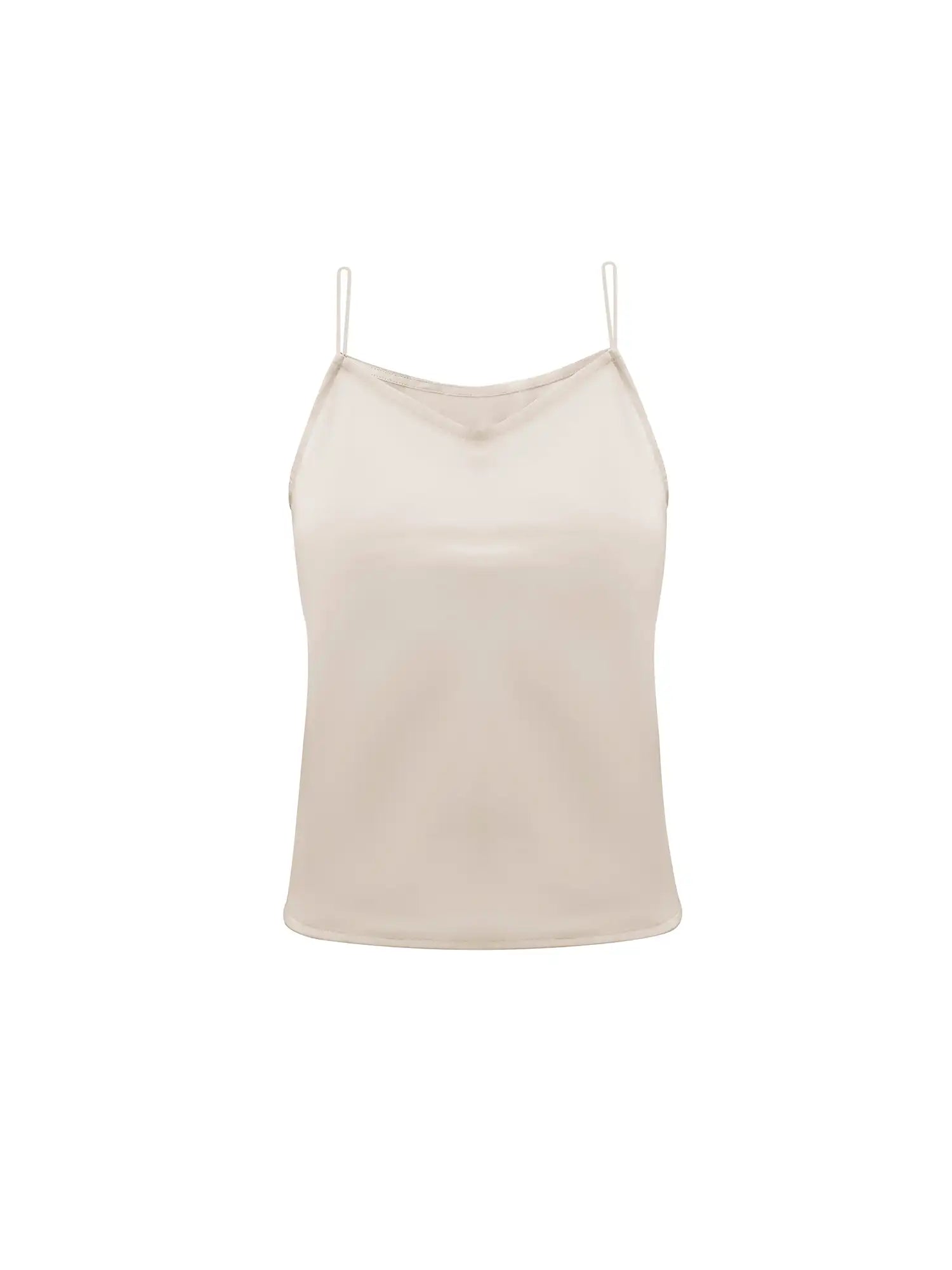 Buffed Silk-like Tank Top