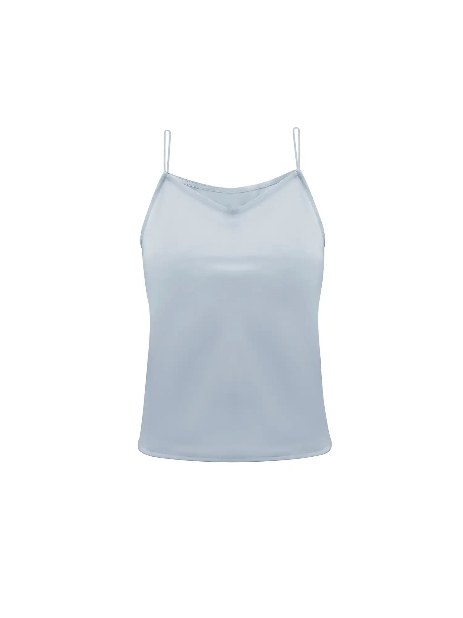 Buffed Silk-like Tank Top
