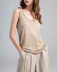 Merino Relaxed Loose fit tank top