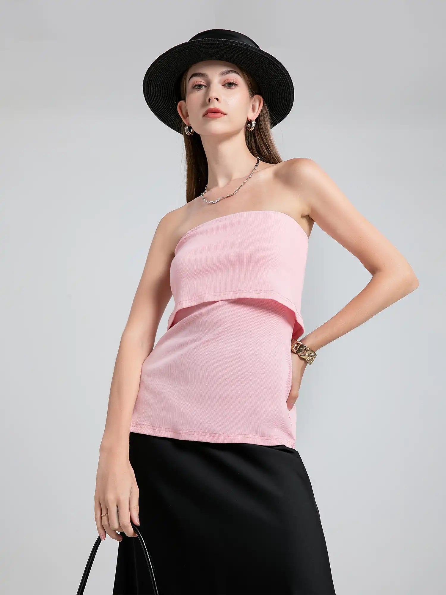 Slit Side Tube Top