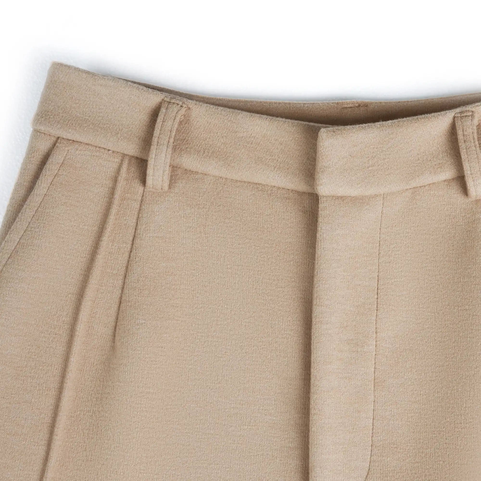High-Waist Straight Leg Casual Trousers