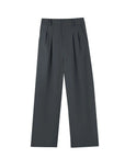 High Waist Straight Leg Suit Pants