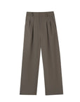 High Waist Straight Leg Suit Pants