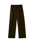 High Waist Straight Leg Suit Pants