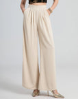 High Waist Relaxed Straight Leg Pants