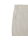 High Waist Ruched Sides Slit Midi Skirt