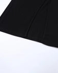 Slit Hem Slim Fit Long Sleeve Dress