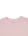 Roundneck Top & Mini Skirt Contrasting Color Casual Set