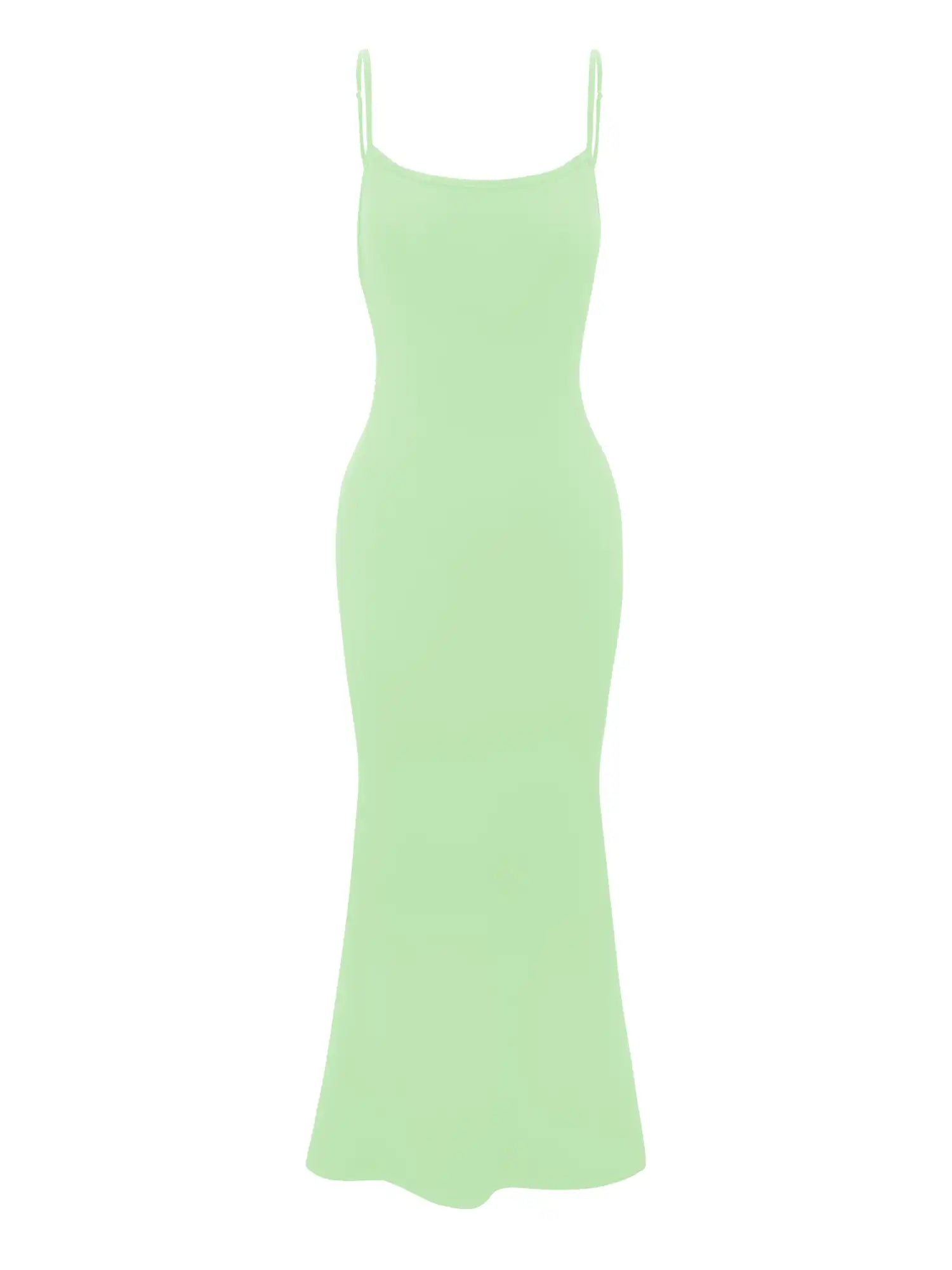 Low back slip maxi dress