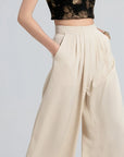 High Waist Relaxed Straight Leg Pants
