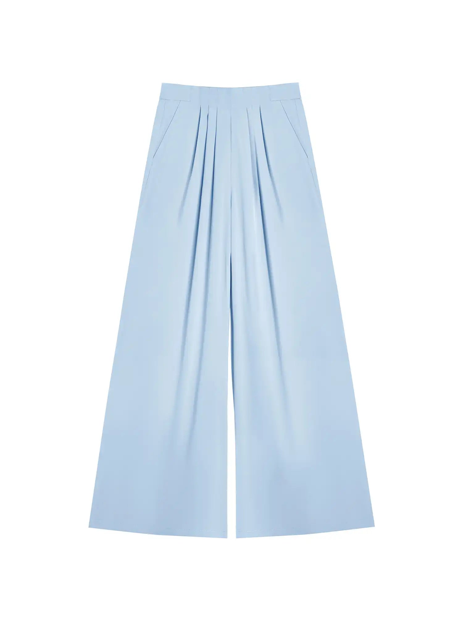 High Waist Relaxed Straight Leg Pants