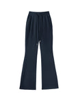 High Waist Drawstring Flared Yoga Pants