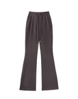 High Waist Drawstring Flared Yoga Pants