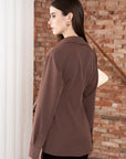 Fitted Lace-up Shirt