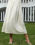 Halter Twisted Swing Hem Maxi Dress