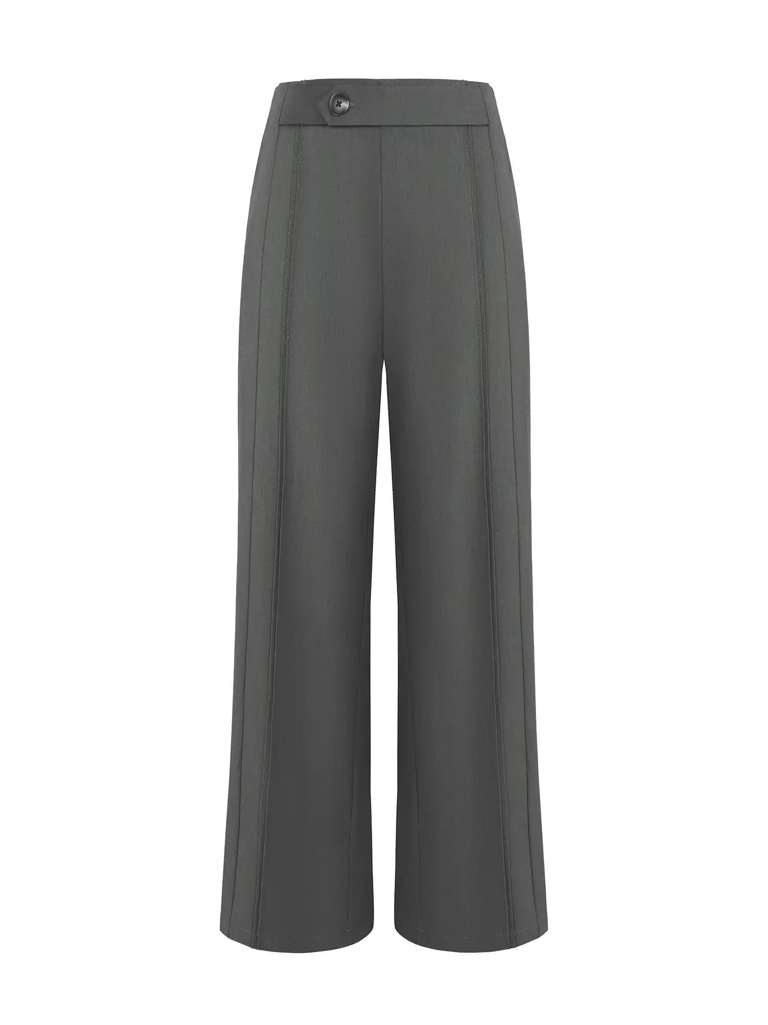 Low Waist Button Casual Trousers