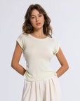 Merino See Through Round Neck Relaxed Tank Top