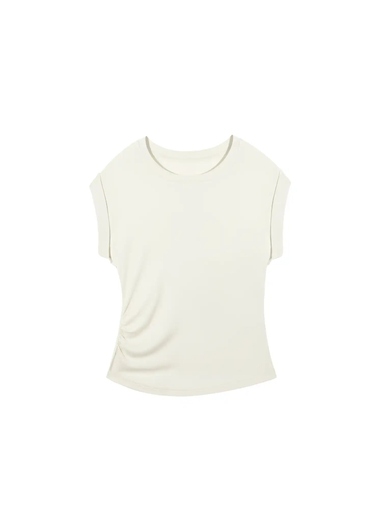 Merino See Through Round Neck Relaxed Tank Top