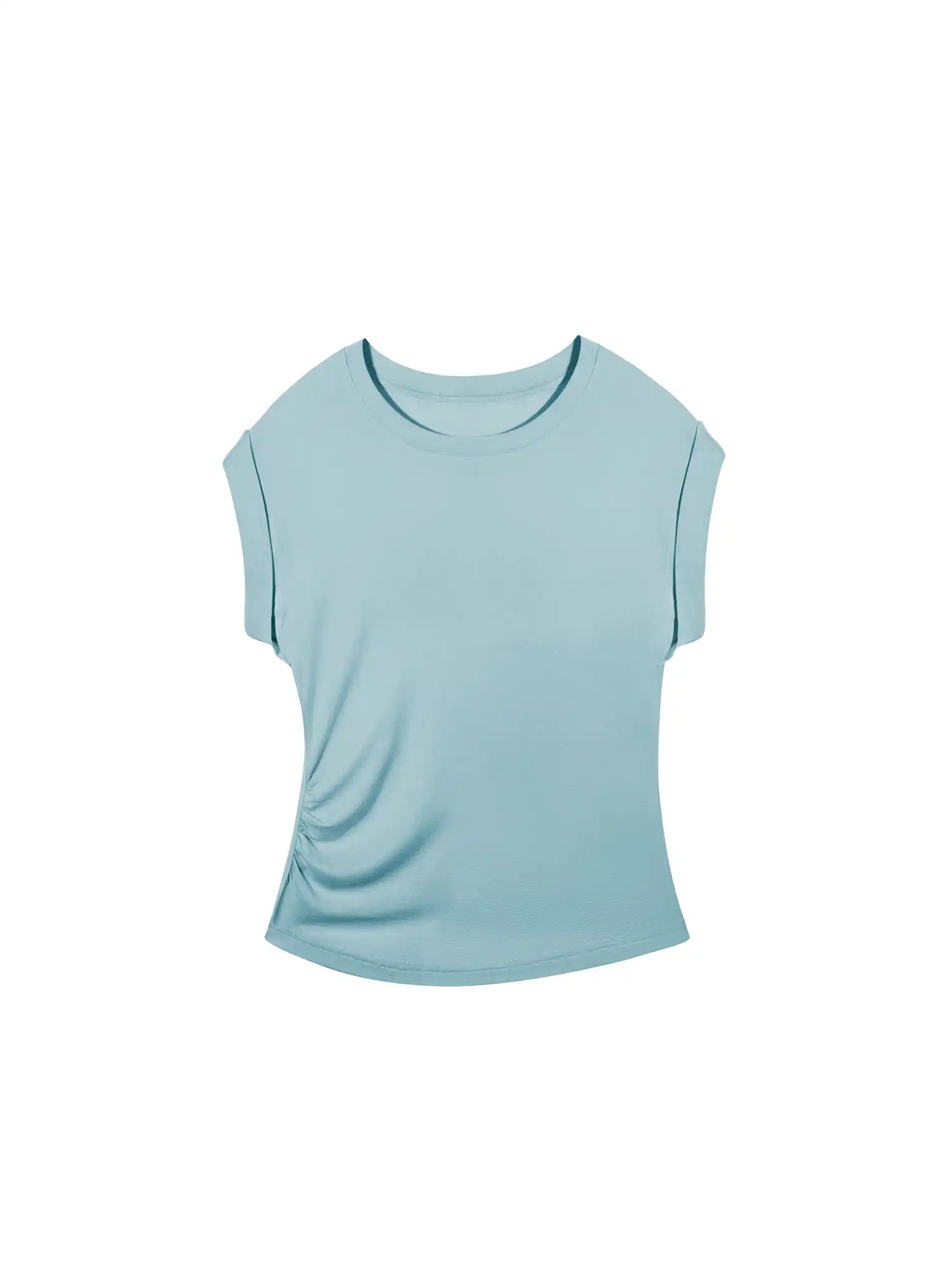 Merino See Through Round Neck Relaxed Tank Top