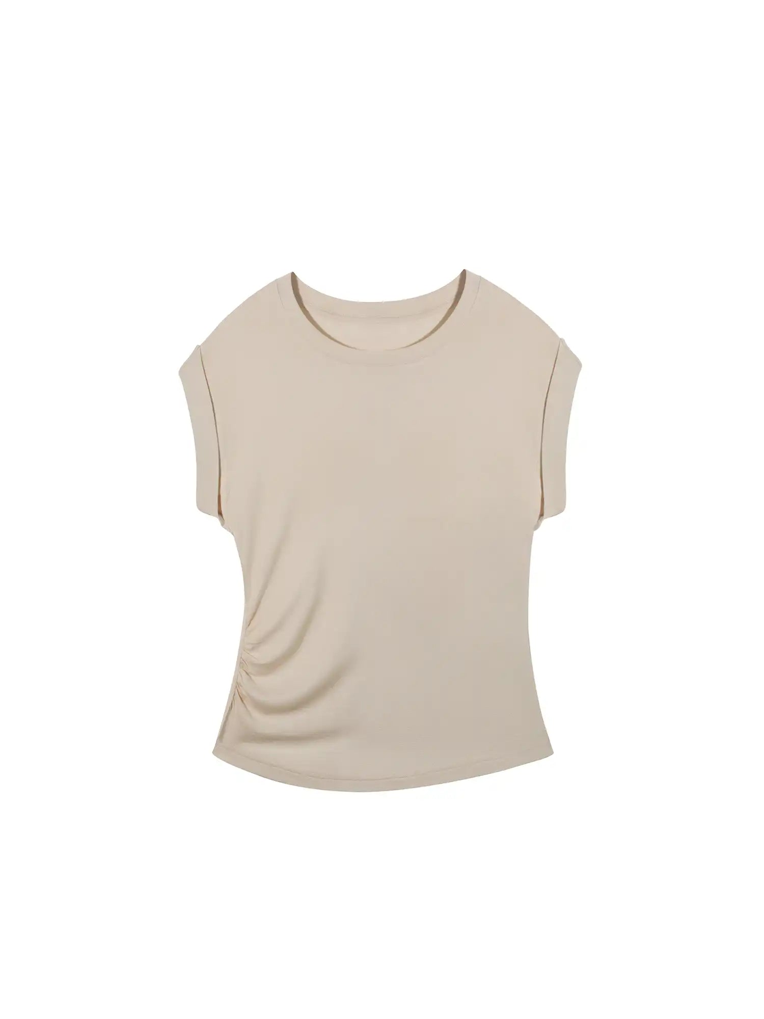 Merino See Through Round Neck Relaxed Tank Top