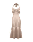 Strap Butterfly Mermaid Midi Dress