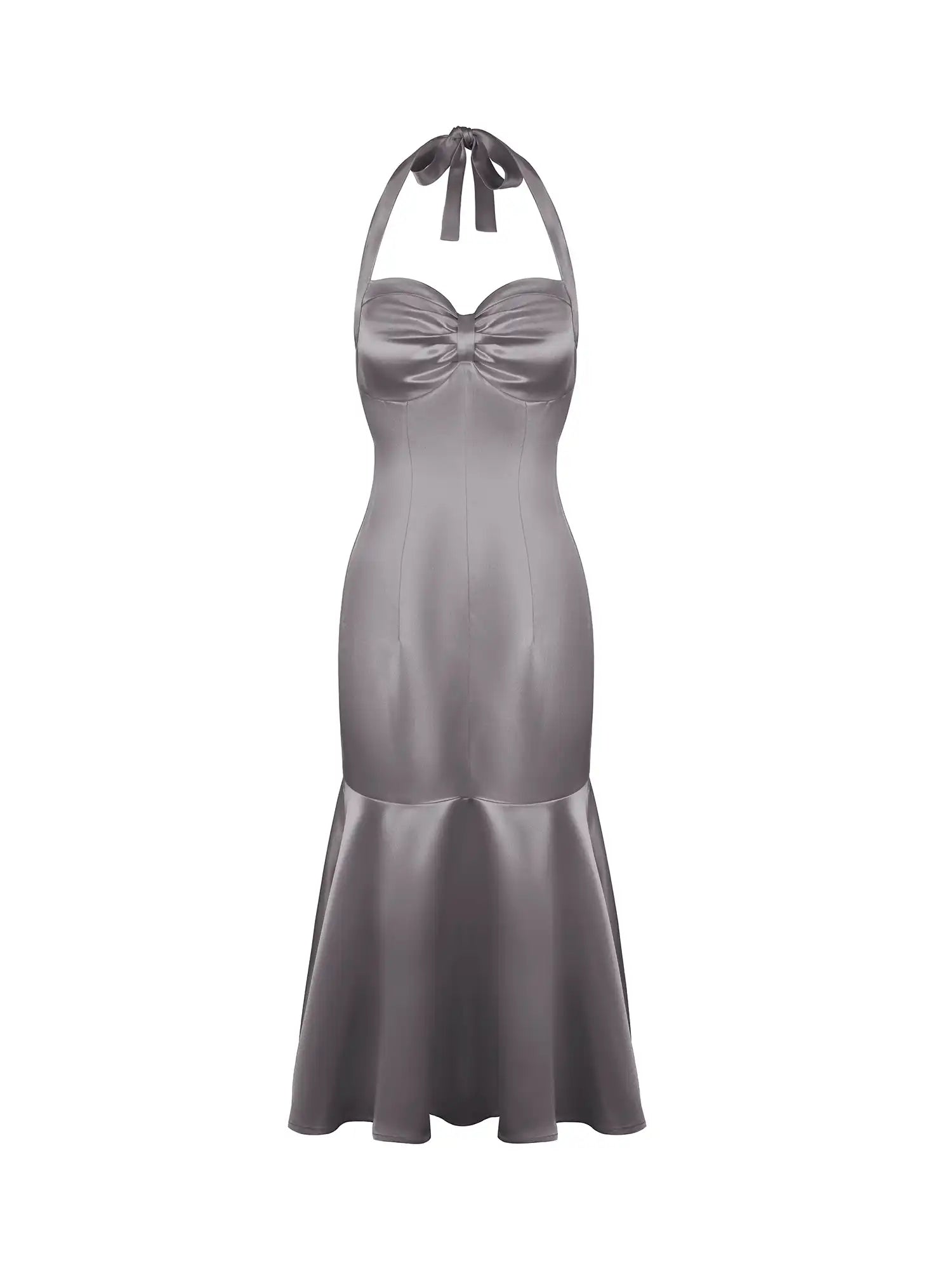 Strap Butterfly Mermaid Midi Dress