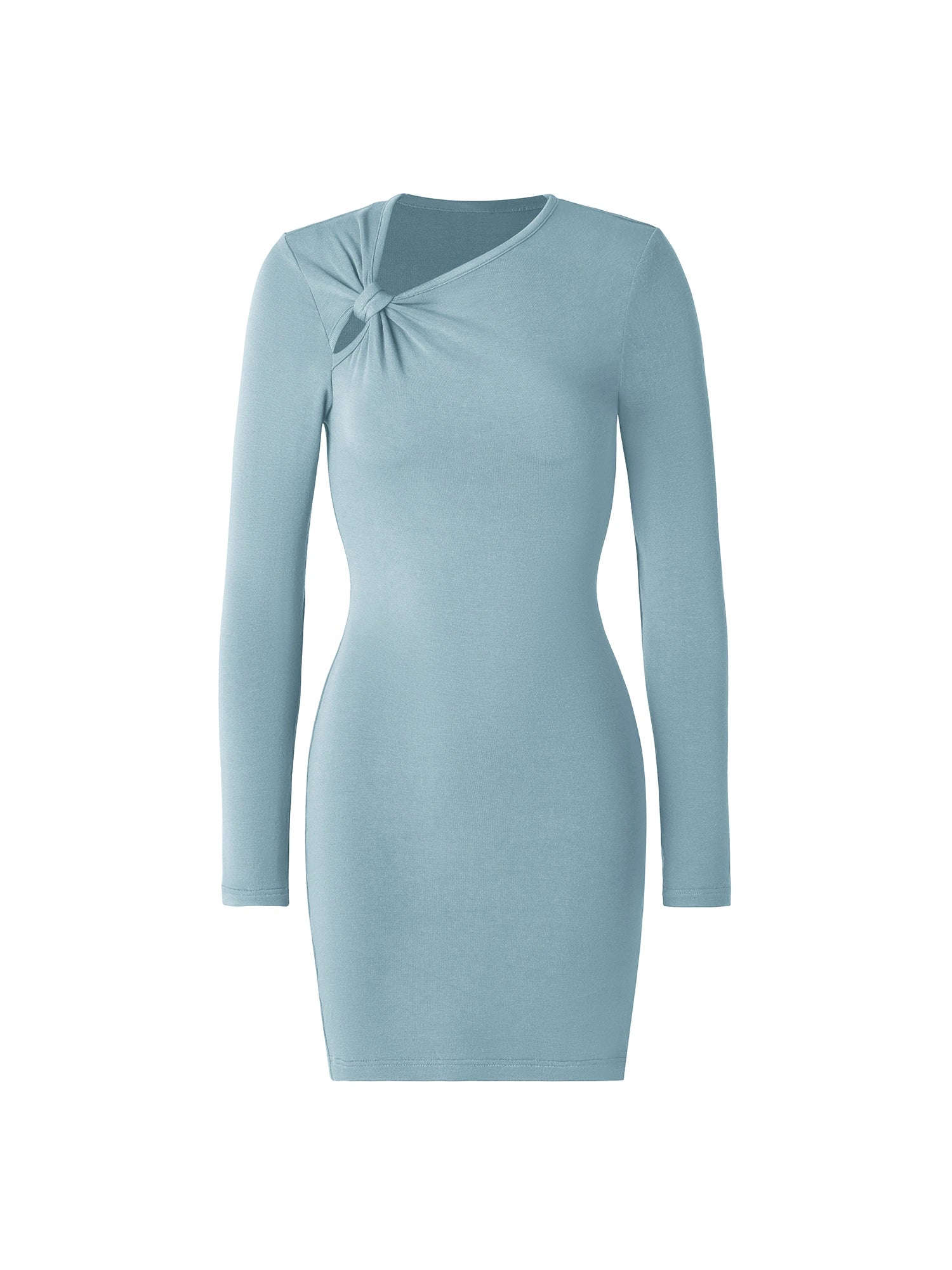Twisted Chest Midi Dress
