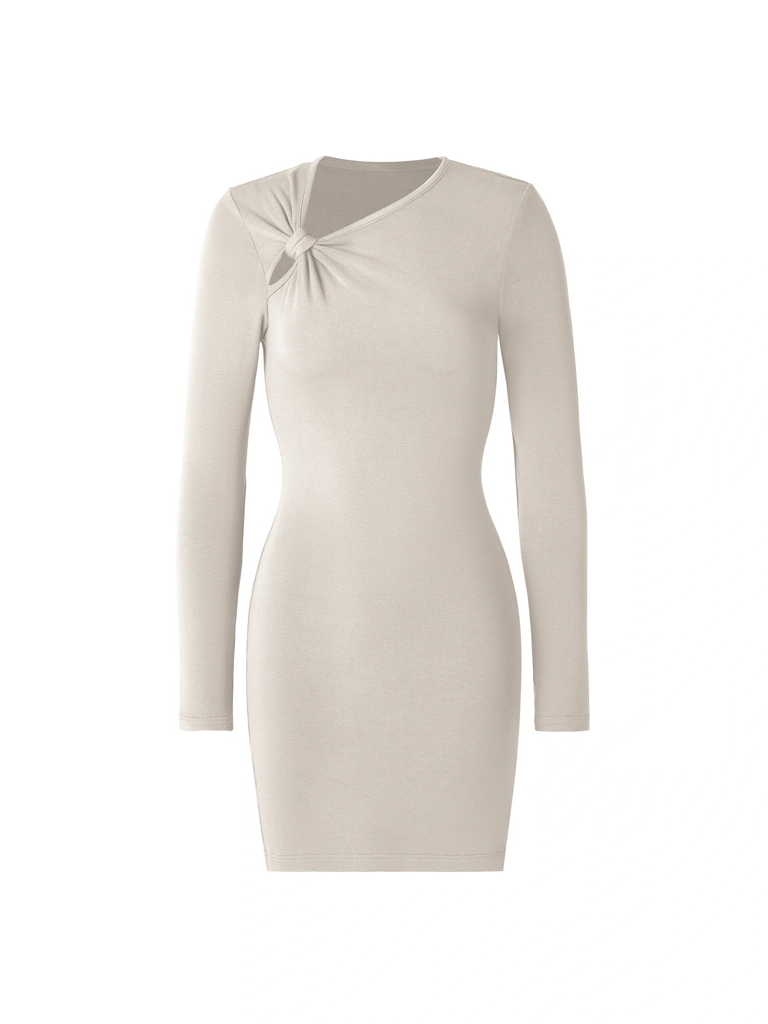 Twisted Chest Midi Dress