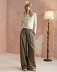 Layered-Look Boatneck Henley Top