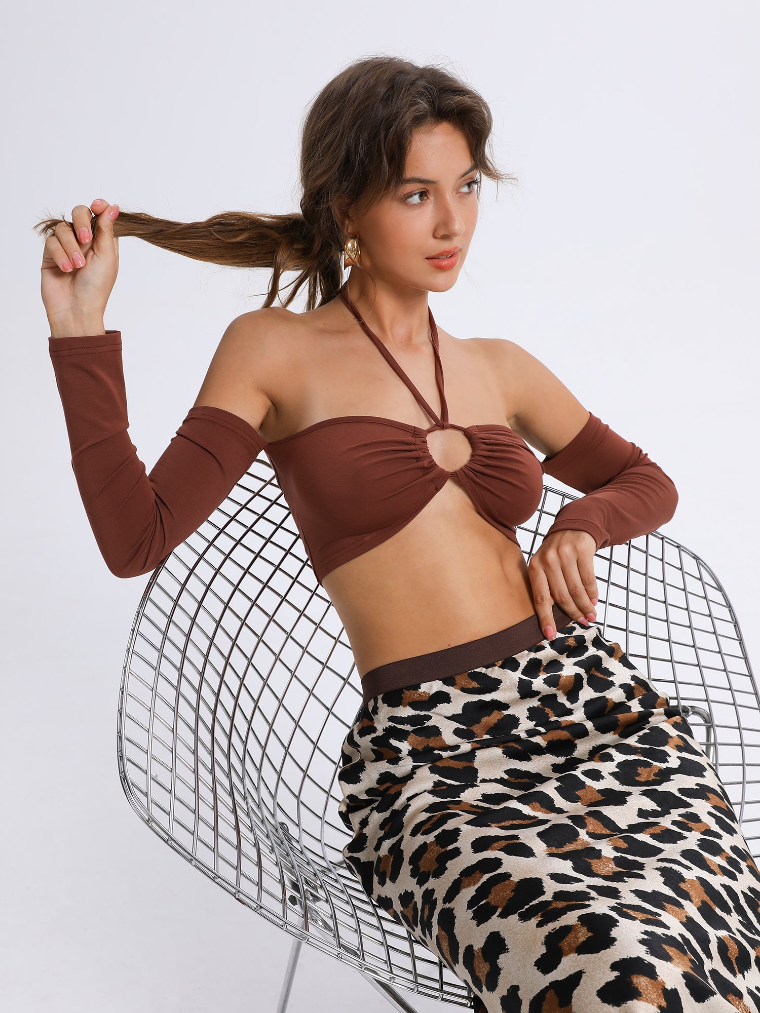Leopard Maxi Skirt