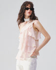 One-Shoulder Ruffle Top
