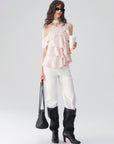 One-Shoulder Ruffle Top