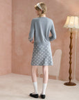 Polka Dot A-Line Mini Skirt