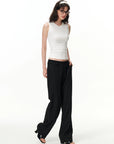 Sweetheart-Neck Sleeveless Top