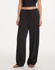 Tapered Drawstring Trouser in Ivory ¡ª view 7