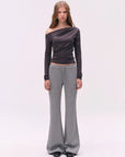 TENCEL Lyocell Ruched One-Shoulder Top