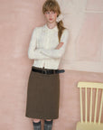Two-Way Knee-Length Pencil Skirt