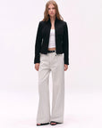 Two-Way Zip Stand-Collar Jacket