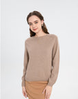 Woolen Rib Knit Raglan Sweater