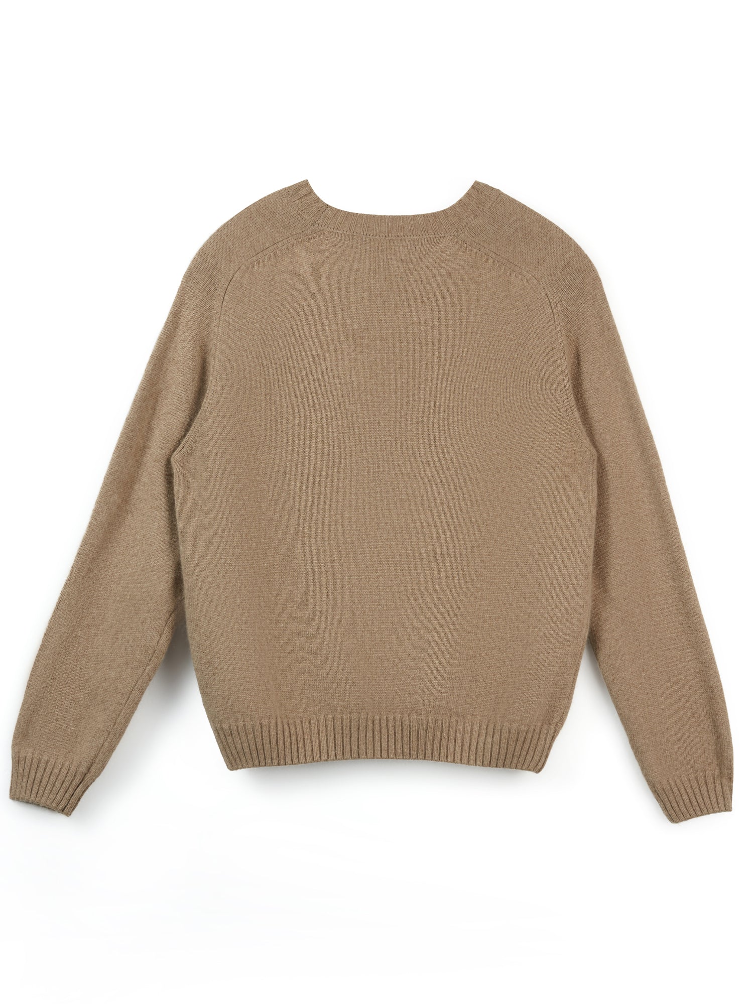 Woolen Rib Knit Raglan Sweater