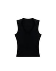Vintage V-Neck Lapel Tank Top