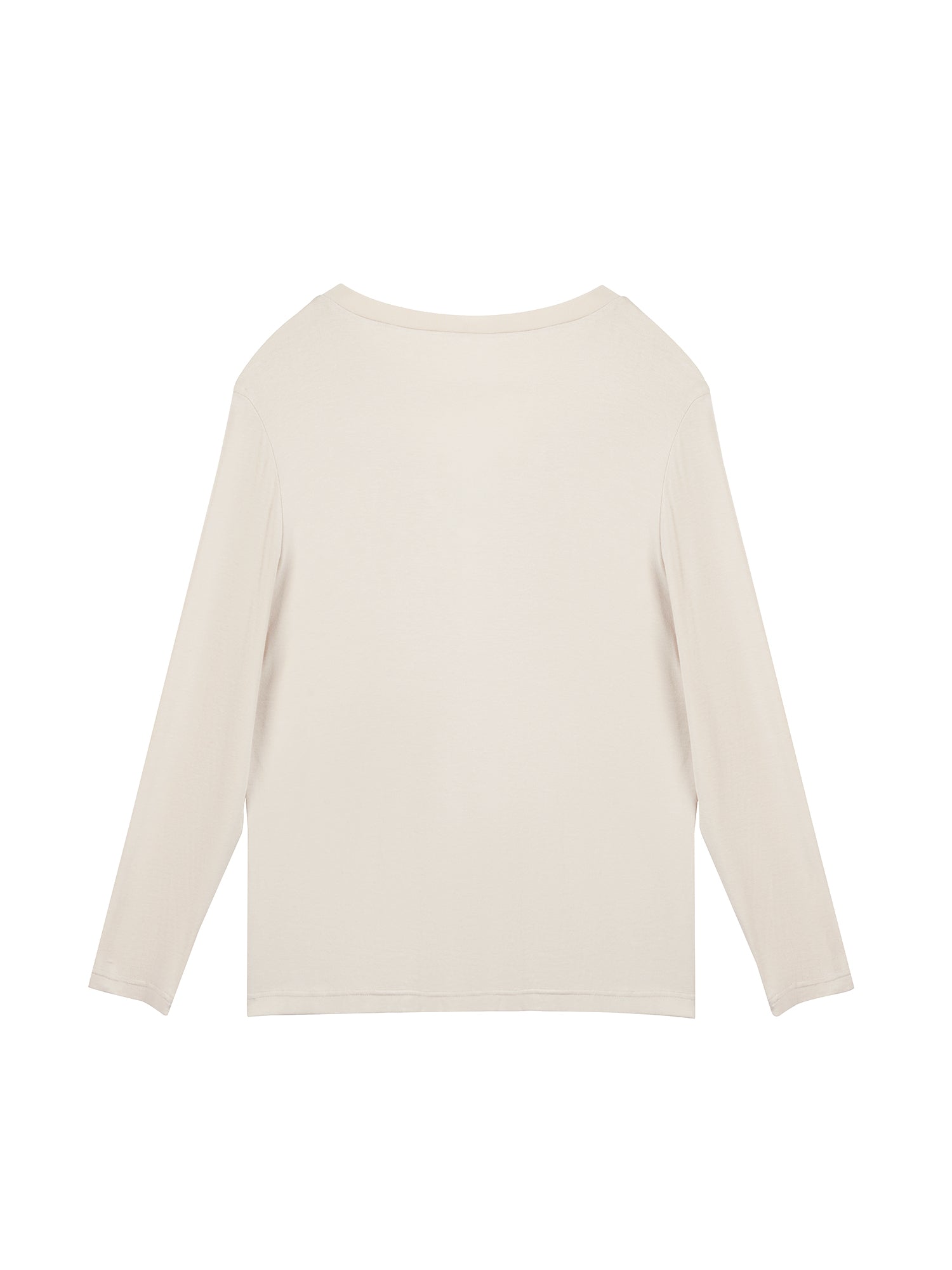 Relaxed V-neck Long Sleeve Top