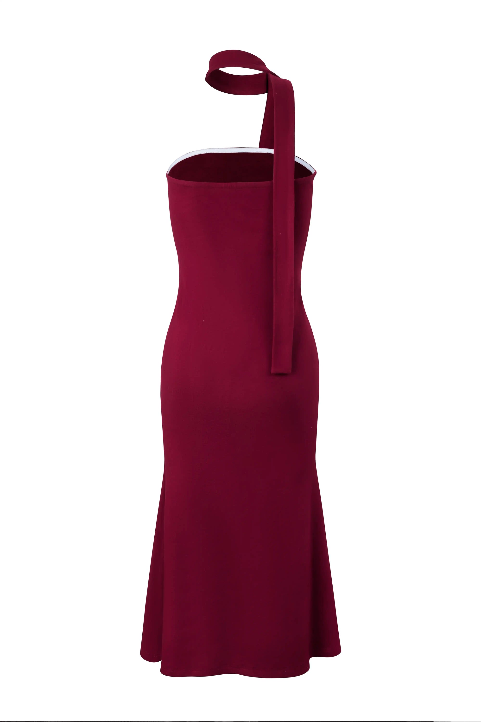 Halter Neck Cocktail Dress with Tie Detail