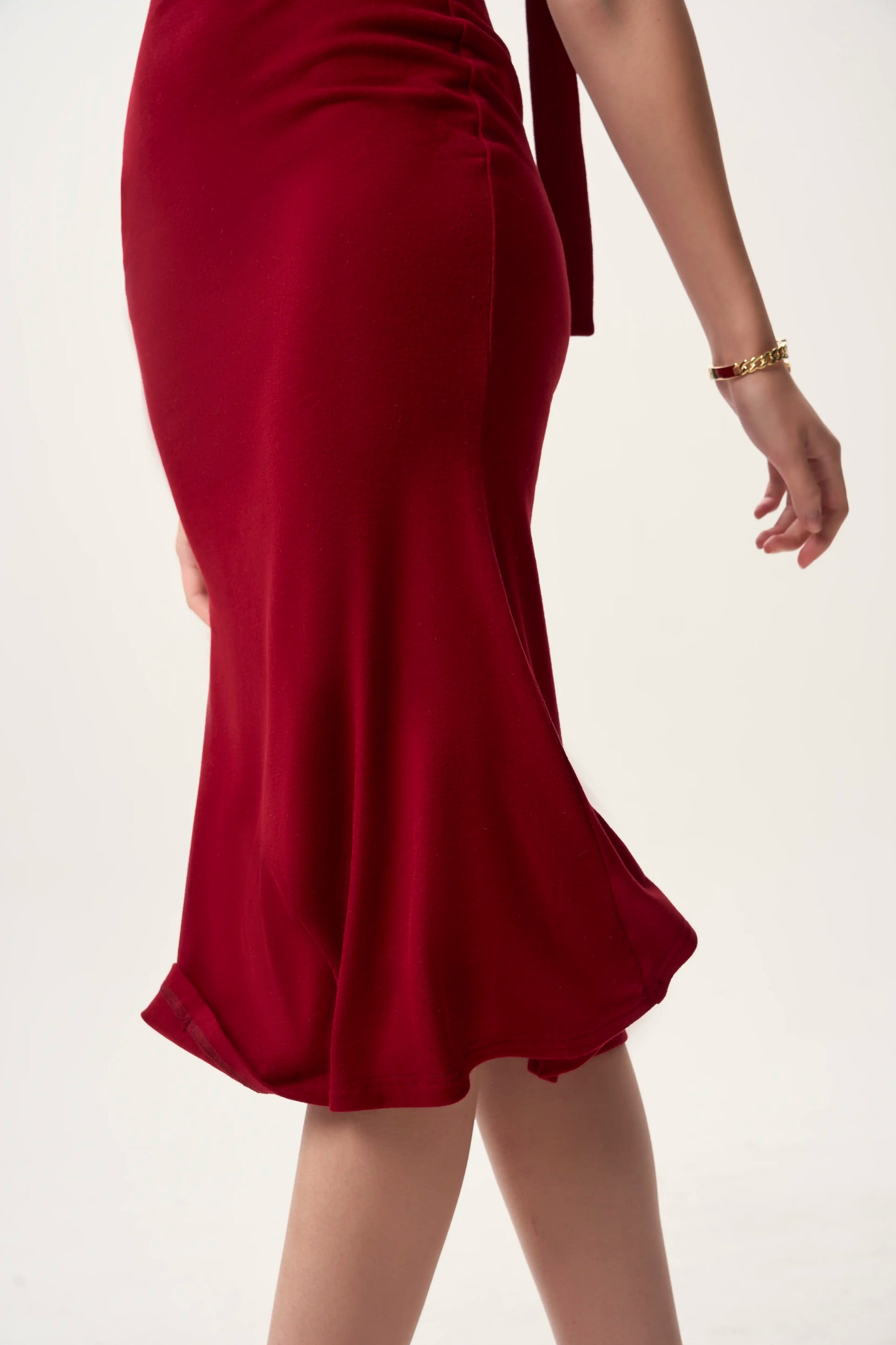 Halter Neck Cocktail Dress with Tie Detail