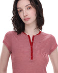 Fitted Henley Top