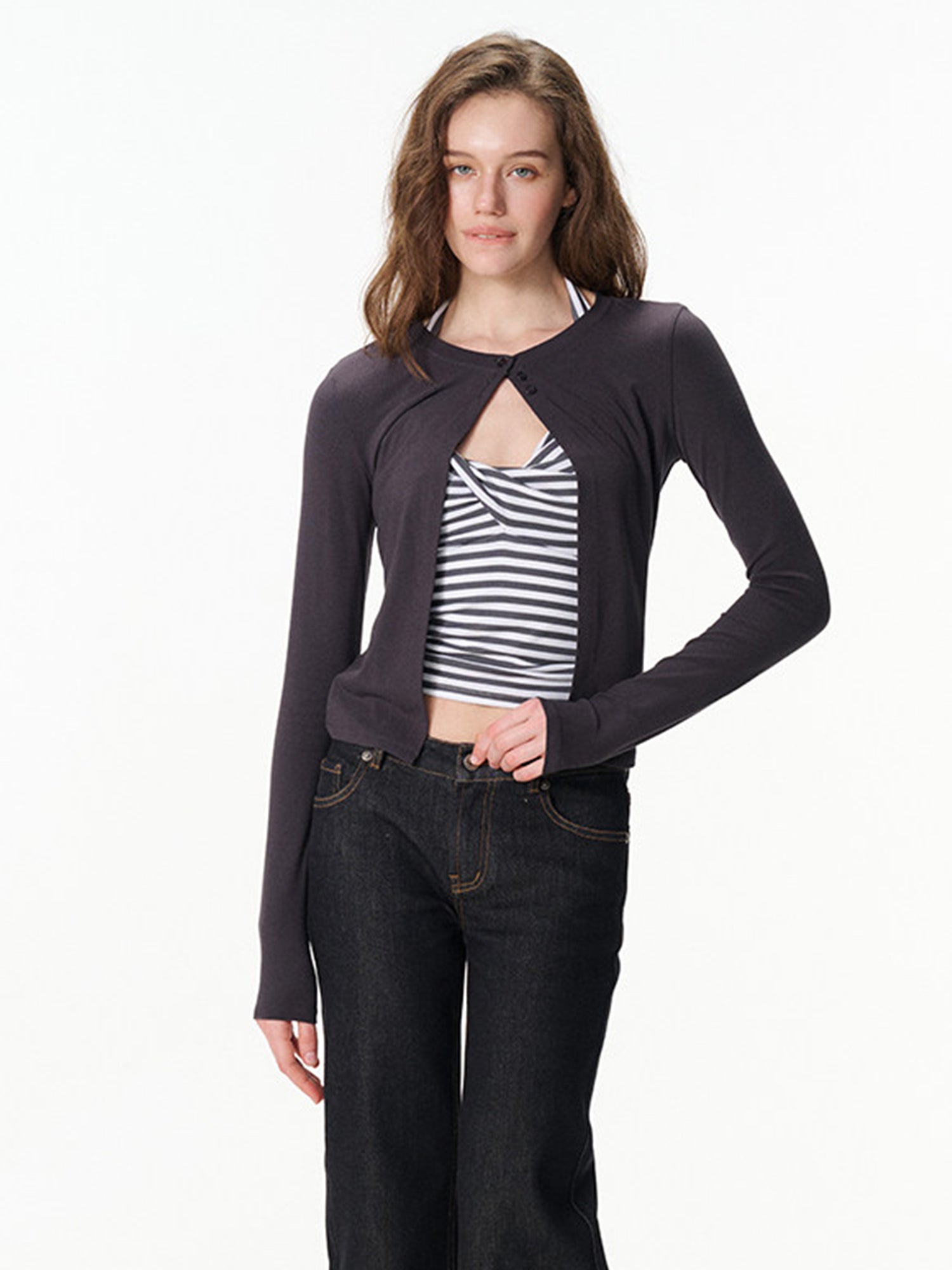 Halter Top with Front Twist