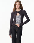 Halter Top with Front Twist