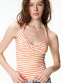 Halter Top with Front Twist