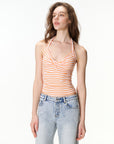 Halter Top with Front Twist