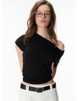 Off-Shoulder Dolman Top